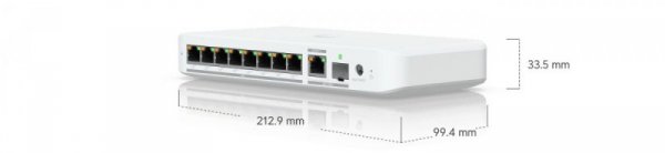 UBIQUITI Przełącznik UniFi Switch 8 PoE USW-Flex-2.5G-8-PoE