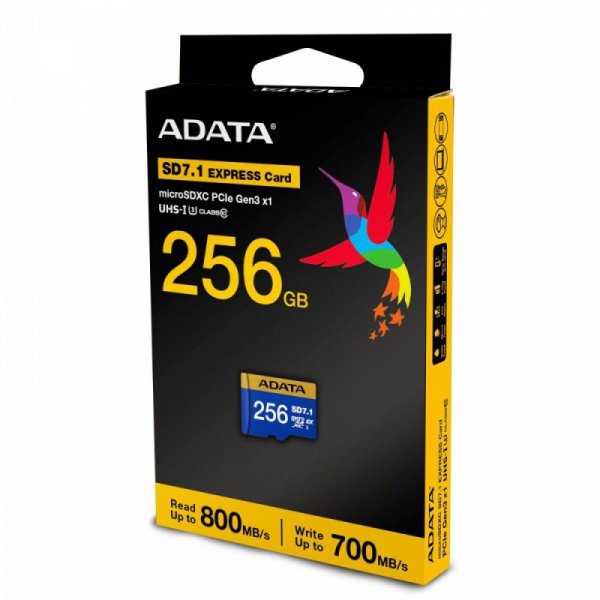 Adata Karta pamięci microSDXC 256GB SD7.1 Express serii Premier Extreme 800/600 MB/s
