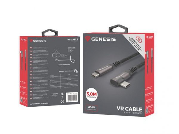 Natec Kabel USB-C M/M 3.2 GEN 2 3M 10GB/S PD60W VR