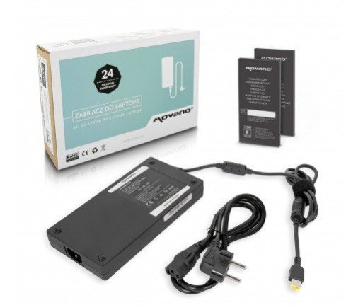 Mitsu Zasilacz Movano 20v 15a (prostokątny 11.0x4.5 pin - Yoga) 300W do Lenovo