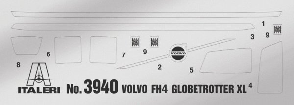 Italeri Model plastikowy Volvo FH Low Roof 1/24