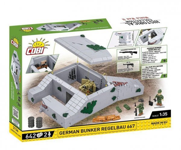 Cobi Klocki Klocki German Bunker Regelbau 667 642 klocki