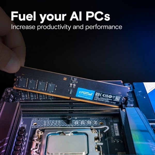 Crucial Pamięć DDR5 64GB/6400 CL52 CUDIMM
