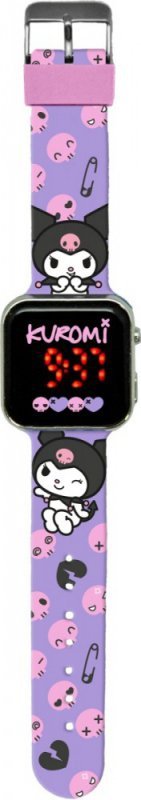 Kids Euroswan Zegarek LED Kuromi Hello Kitty