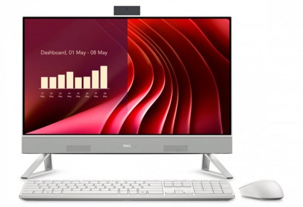 Dell Komputer Dell 24 All-in-One EC24250 Win 11 Pro i5-1334U/16GB/512GB SSD/23.8 FHD/Intel Iris Xe/Cam/WLAN + BT/Backlit Kb/3Y P