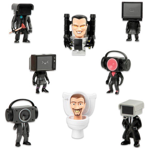 Cobi Skibidi Toilet - Tajemnicze figurki kolekcjonerskie