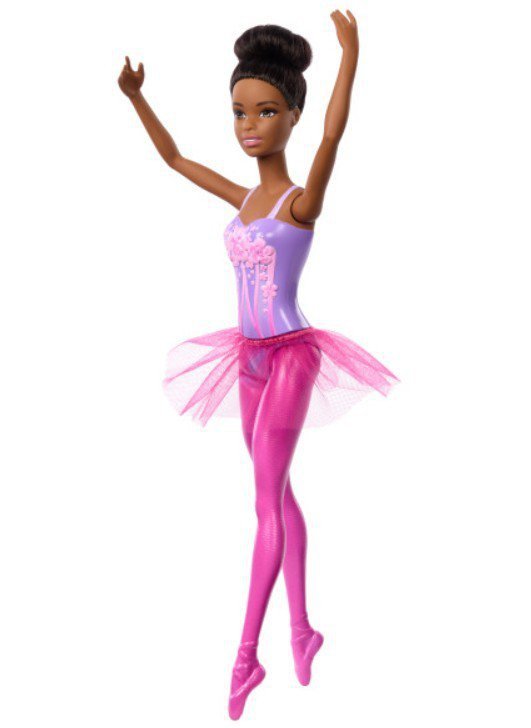 Mattel Lalka Barbie Baletnica Czarne włosy