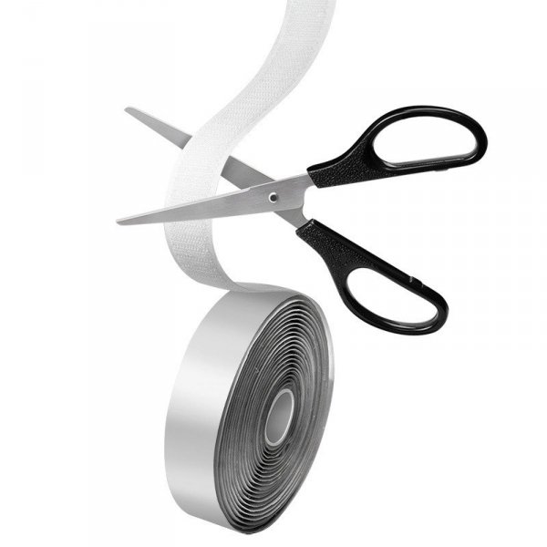 LogiLink Zestaw samoprzylepnych taśm kablowych,5m,czarny