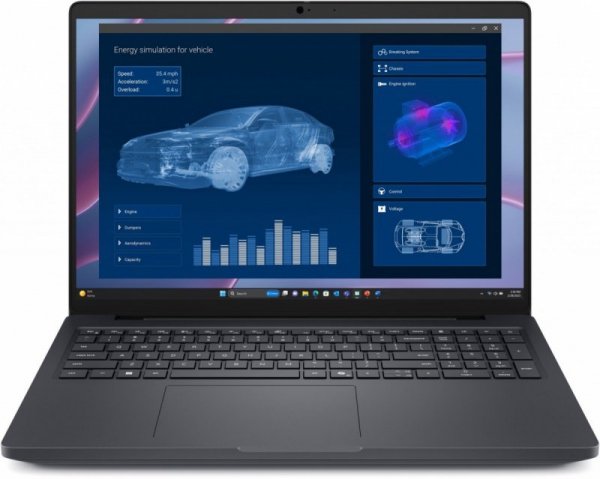 Dell Stacja robocza Dell Pro Max 16 MC16255 W11P AMD Ryzen 350|32GB|1TB|RTX PRO 1000Blackwell 8GB|FgrPr&SmtCdFHD Cam&Mic|WLAN+BT