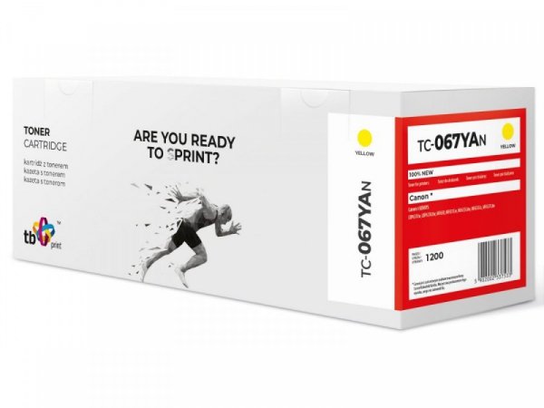 TB Print Toner do Canon MF650 TC-067YAN YE 100% nowy CRG067