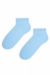 Steven 052 světle modré Dámské kotníkové ponožky