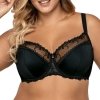 Ava 1030 Novato černá Podprsenka polovyztužená plus size