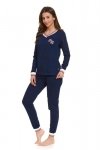 Doctor nap PM 4504 navy blue Dámské pyžamo
