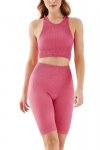 Gabriella Seamless halter rib 1203 rose Sportovní top