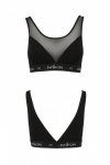 PS002 TOP black biustonosz z siateczką