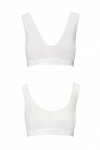 PS005 TOP white biustonosz sportowy