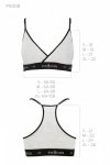 PS008 TOP grey sportowy biustonosz sportowy