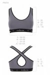 PS013 TOP dark grey bawełniany