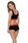 PS003 PANTIES black figi bawełniane
