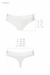 PS005 PANTIES white figi bawełniane