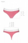 PS007 PANTIES pink stringi bawełniane