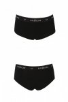 PS010 PANTIES black bawełnaine figi