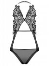 Bielizna- Alifini body czarne  S/M