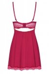 Bielizna-Rosalyne babydoll i stringi czerwona  S/M