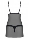 Bielizna-865-CHE-1 koszulka i stringi  S/M