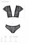 LEAFA BIKINI Czarny zestaw dwuczęściowy