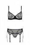LEAFA SET Czarny komplet