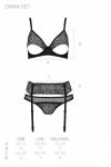 ZINNIA SET Czarny komplet dwuczęściowy