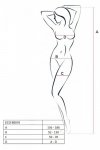 ECO BS010 Czerwony bodystocking