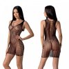 BS097 Bodystocking Czarny
