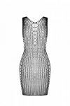 BS097 Bodystocking Czarny