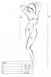 BS097 Bodystocking Biały