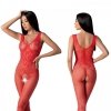 BS098 Bodystocking Czerwony