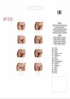 MT019 Czarne stringi