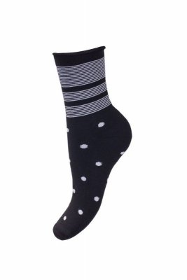 Milena 071 polofroté vzor Dámské ponožky