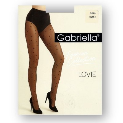 Gabriella Lovie 495 nero plus Punčochové kalhoty