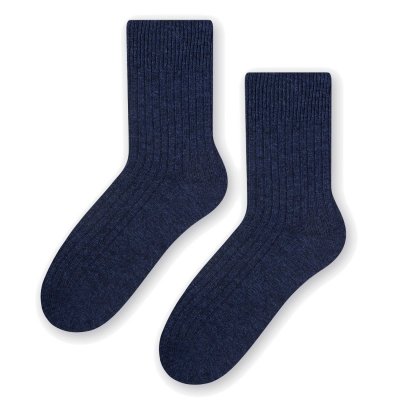 Steven vlněné 093 tmavě modré Dámské ponožky