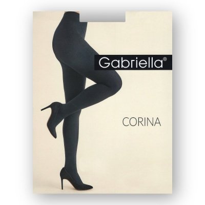 Gabriella Corina 280 nero plus Punčochové kalhoty