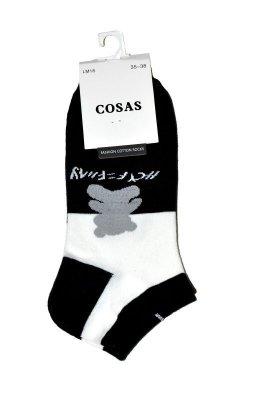WiK Cosas LM18-106 Emotki Dámské kotníkové ponožky