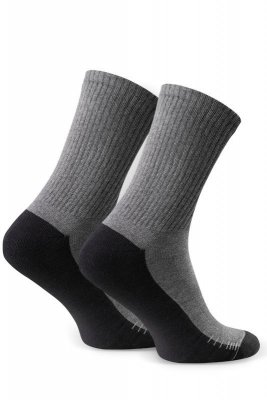 Steven Froté 047 117 šedé Pánské ponožky