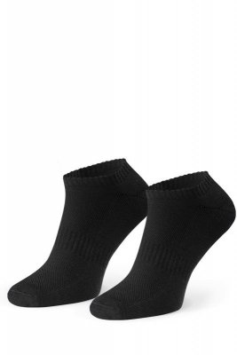 Steven Supima 157 001 černé kotníkové ponožky