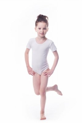 Shepa Gymnastický dres Body lycra (B7) krátký rukáv