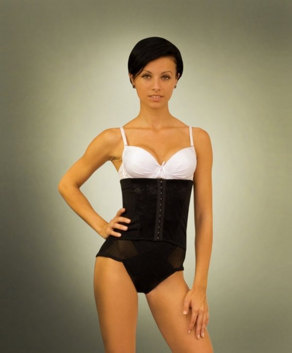 Linea Fashion 508 black Stahovací kalhotky