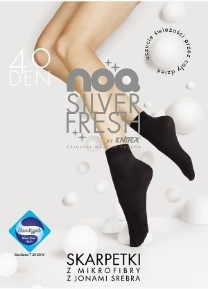 Knitex Silver Fresh 40 den Dámské ponožky