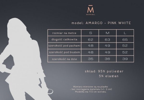 Merribel Amargo Pink White Halenka