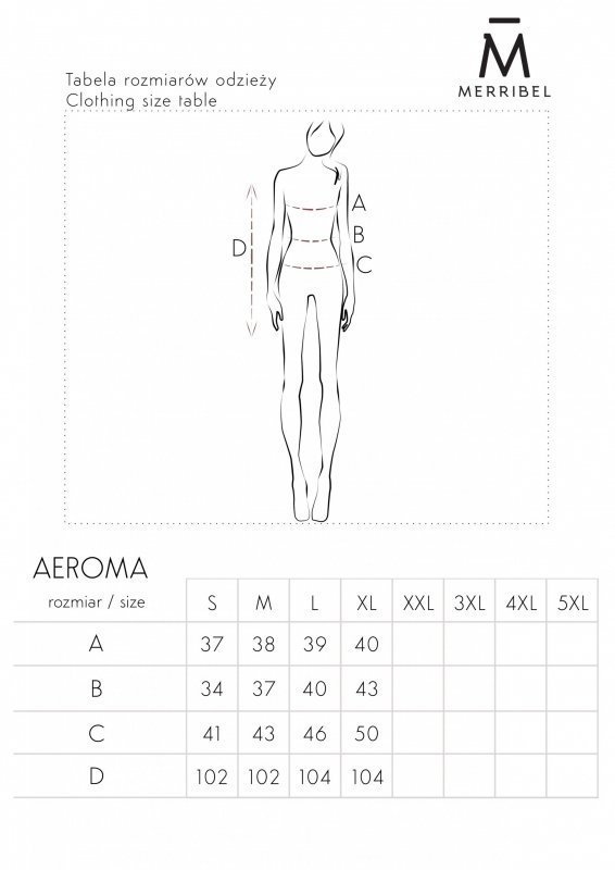 Merribel Aeroma Dark Green Šaty